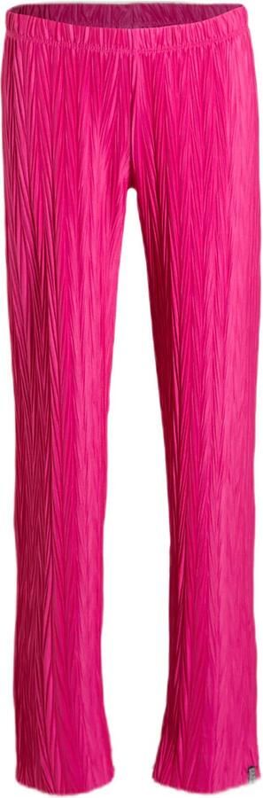 Cars straight fit broek GULY zoetroze Meisjes Polyester Effen 176
