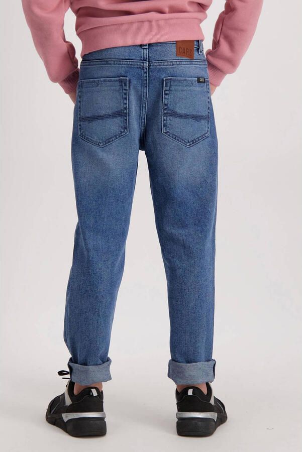 Cars straight fit jeans Maxwel denim stone used Blauw Jongens Stretchdenim 122 - Foto 2