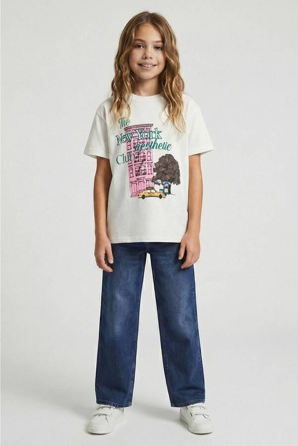 Cars Jeans straight fit jeans met logopatch model 'Mara'