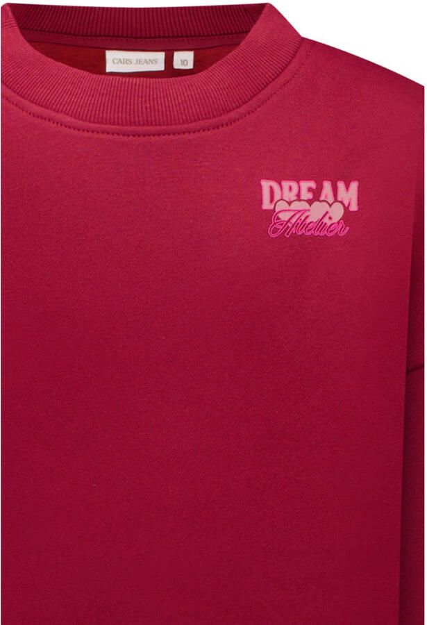 Cars sweater met backprint donkerrood - Foto 2