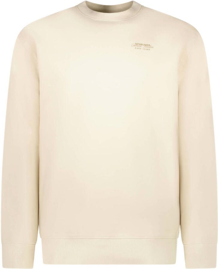 Cars sweater met backprint ecru