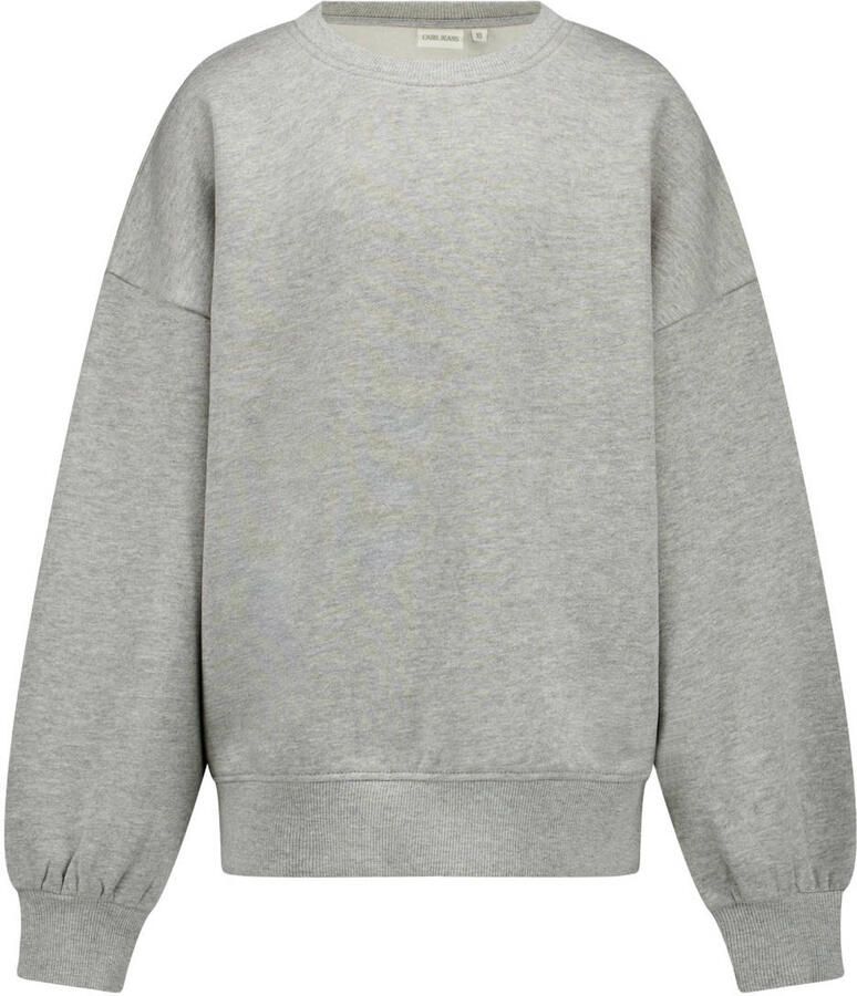 Cars sweater met backprint grijs melange