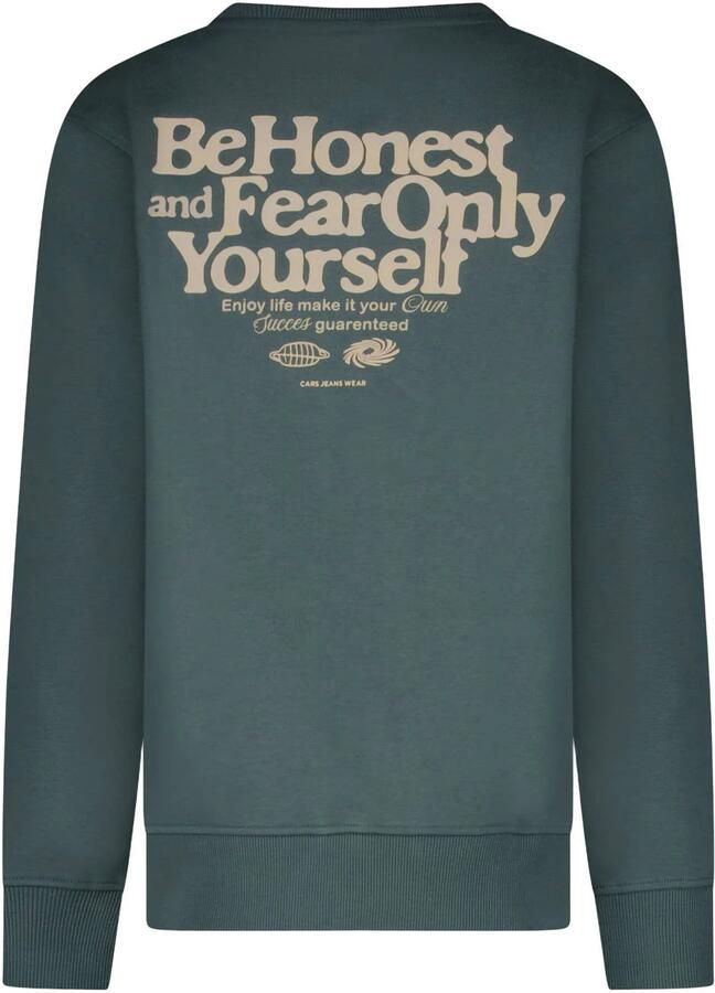 Cars sweater met backprint groen - Foto 2
