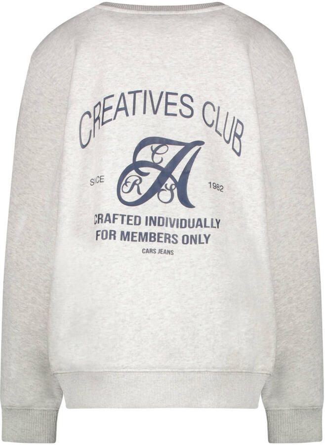 Cars sweater met backprint lichtgrijs - Foto 2