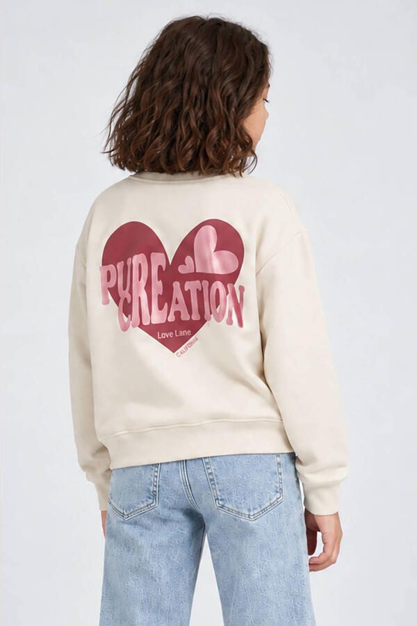 Cars sweater met backprint zand Beige Backprint - Foto 2