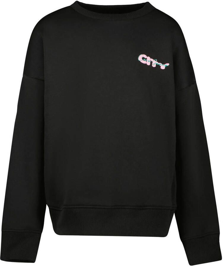 Cars sweater met backprint zwart