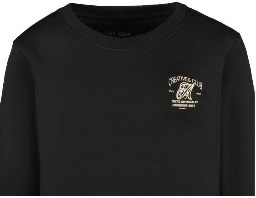 Cars sweater met backprint zwart