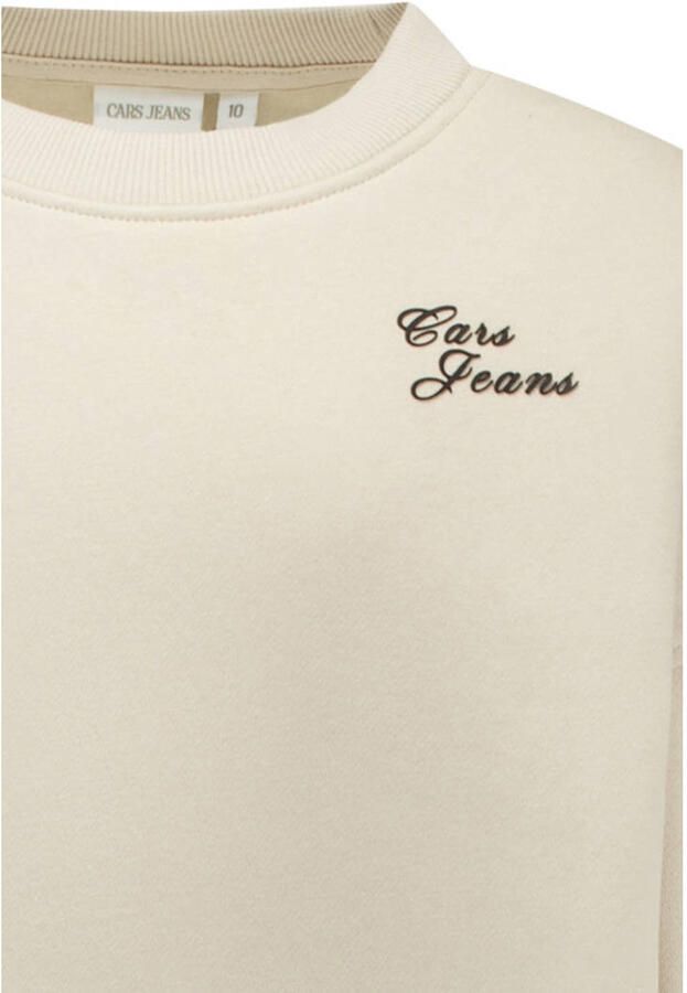 Cars sweater met logo zand Beige Logo