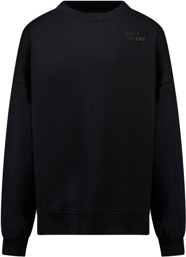 Cars sweater met logo zwart Logo | Sweater van