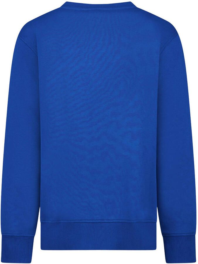 Cars sweater met print blauw Printopdruk