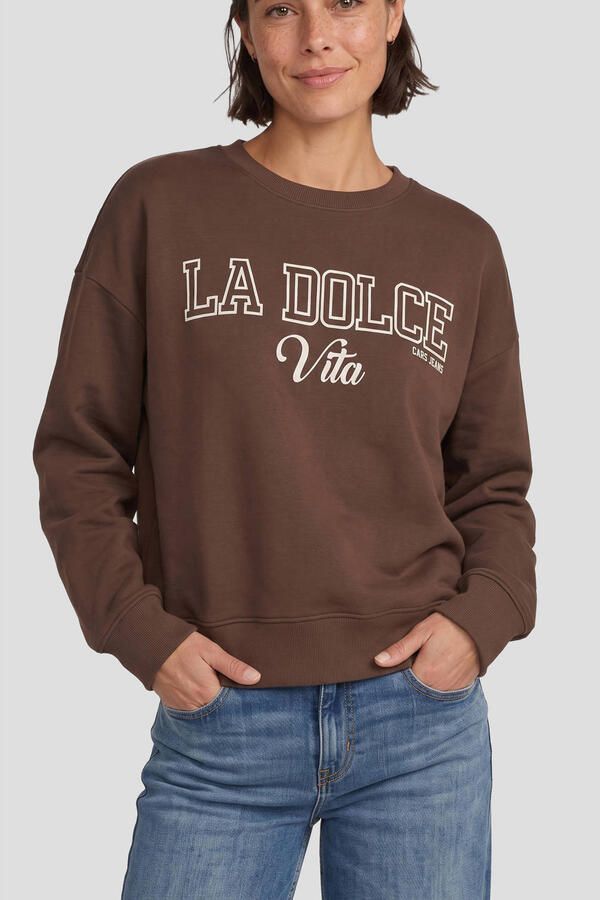 Cars sweater met print bruin - Foto 3