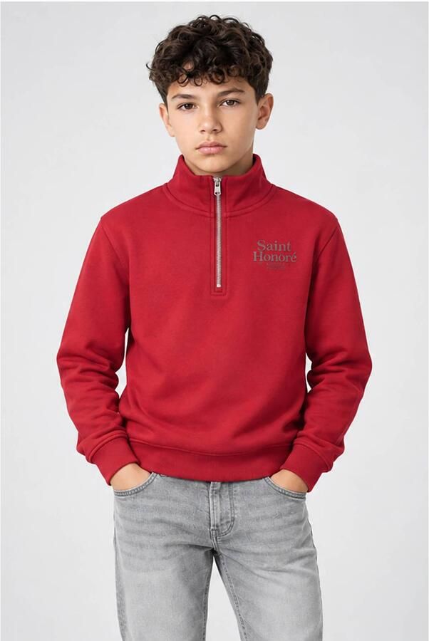 Cars sweater met print donkerrood Printopdruk