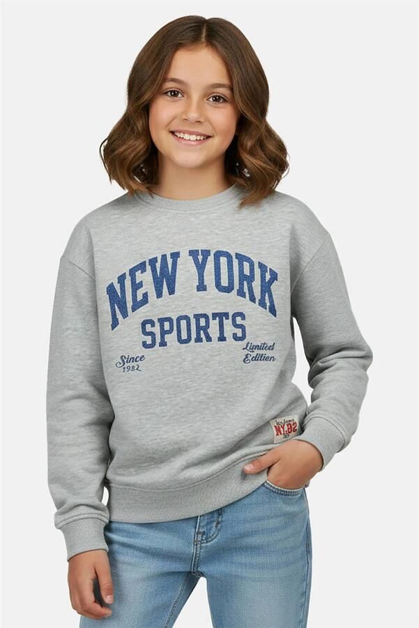 Cars sweater met print grijs