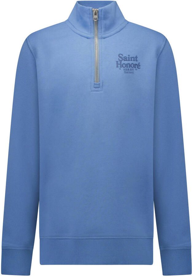 Cars sweater met print grijsblauw Printopdruk