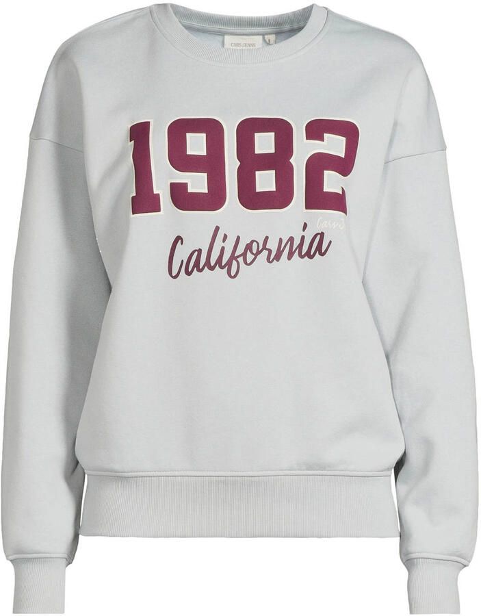 Cars sweater met print lichtblauw - Foto 2