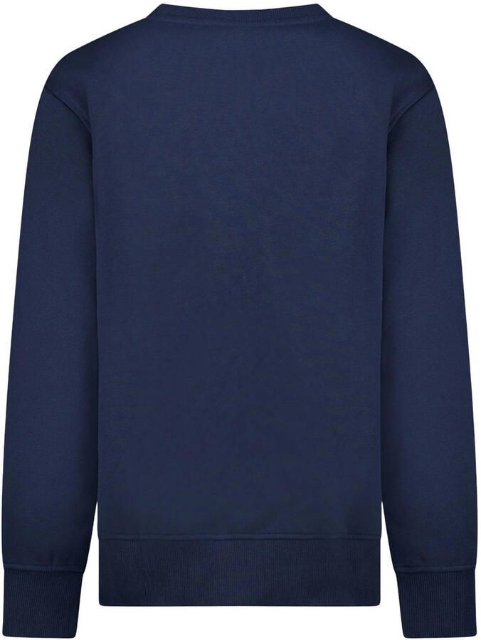 Cars sweater met print marineblauw Printopdruk