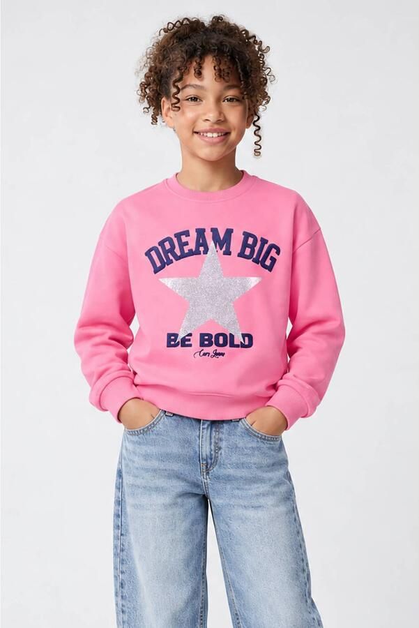 Cars sweater met print roze paars Printopdruk - Foto 2