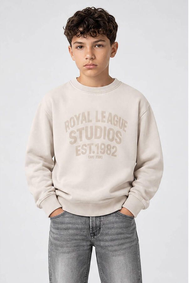 Cars sweater met print zand Beige Printopdruk - Foto 2