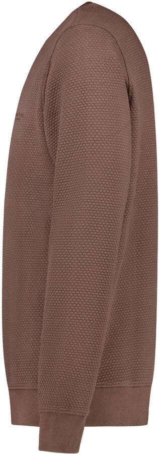 Cars sweater met textuur bruin - Foto 2