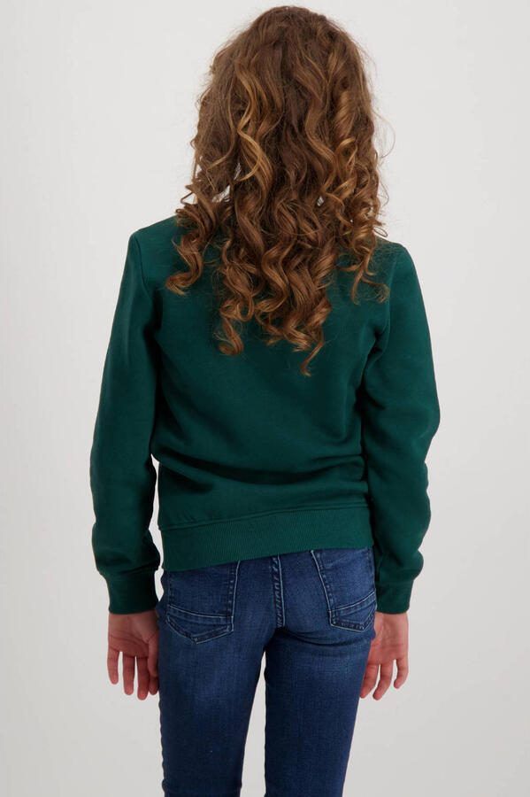 Cars sweater Nana met tekst Groen Tekst 128 | Sweater van - Foto 2