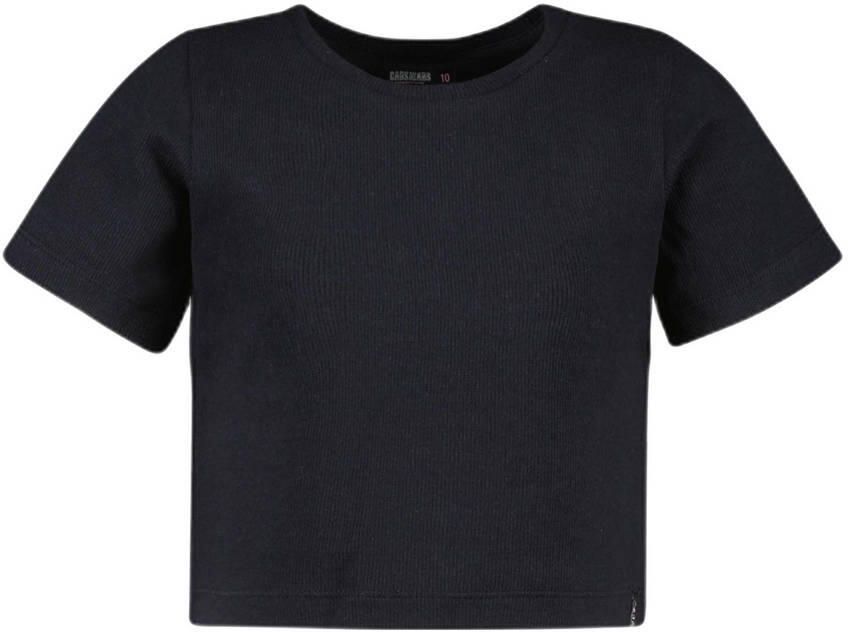 Cars T-shirt JOSYA zwart Top Meisjes Katoen Ronde hals Effen 116