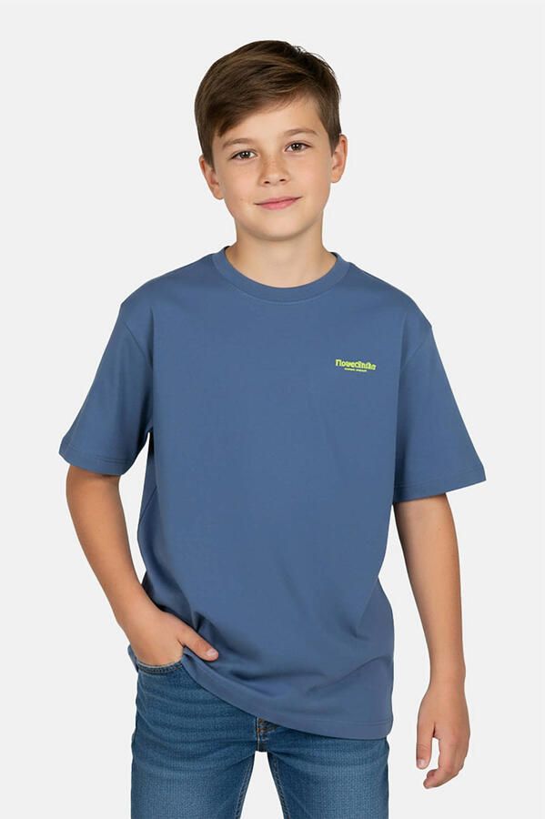 Cars T-shirt met backprint blauw