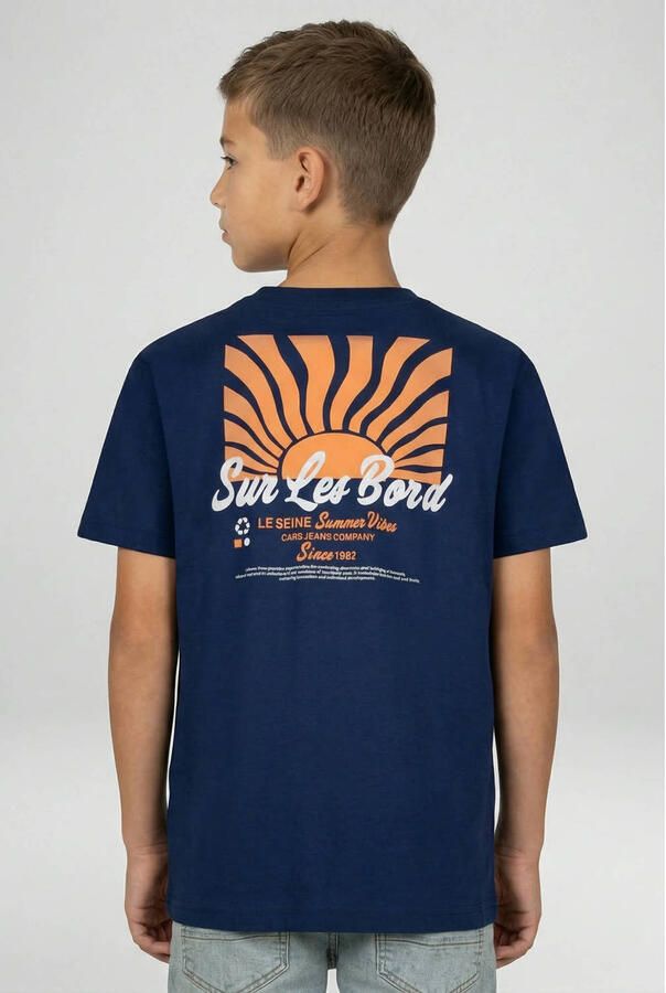 Cars T-shirt met backprint donkerblauw - Foto 3