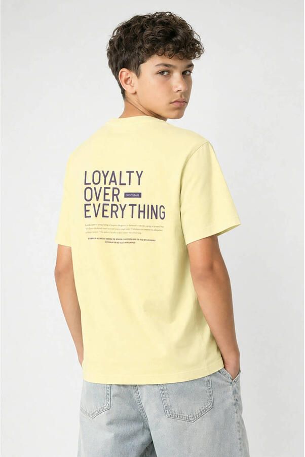 Cars T-shirt met backprint geel - Foto 2