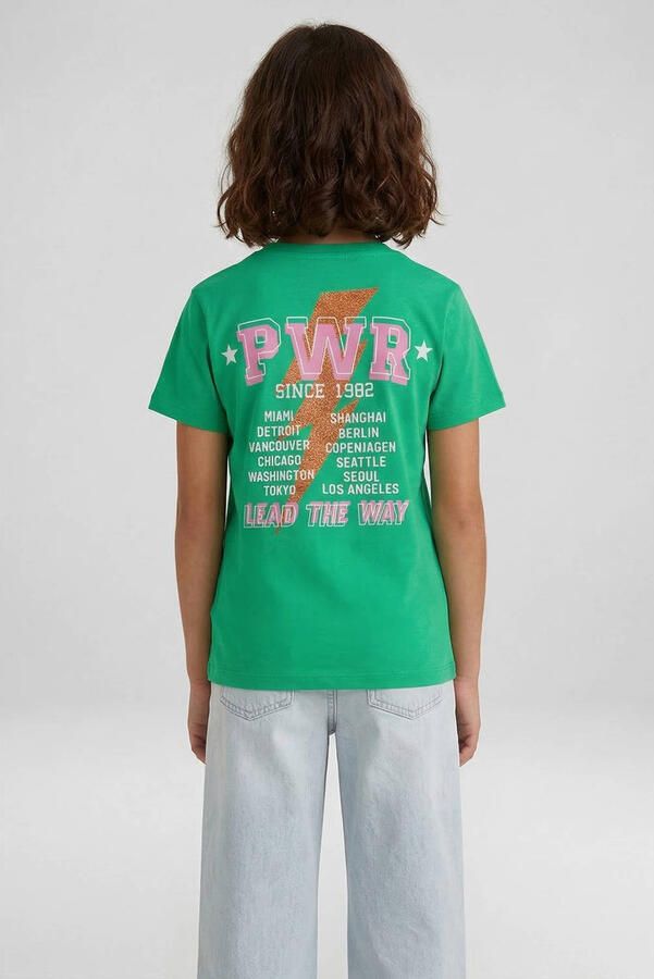 Cars T-shirt met backprint groen - Foto 2