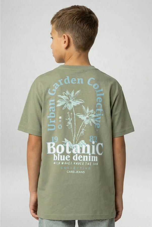 Cars T-shirt met backprint groen - Foto 2