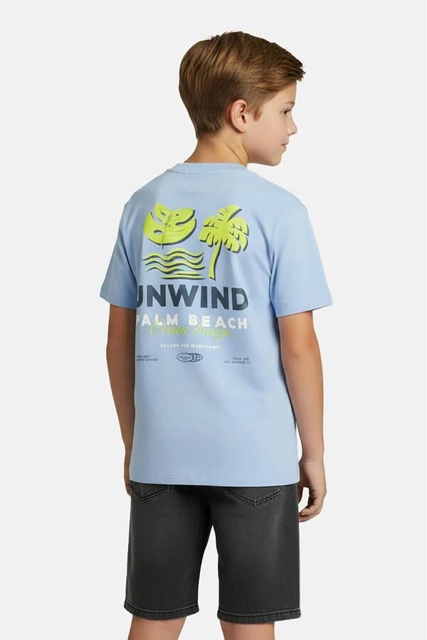 Cars T-shirt met backprint lichtblauw - Foto 2