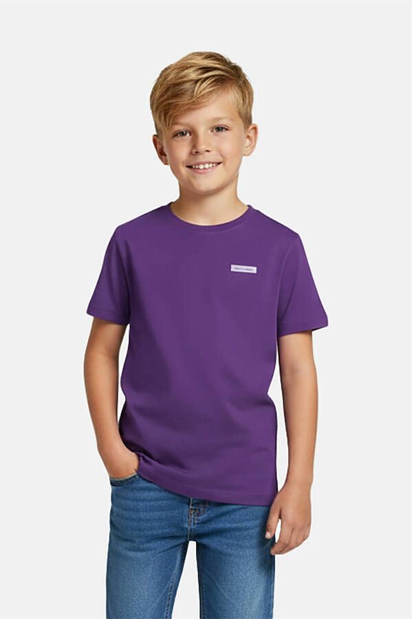 Cars T-shirt met backprint paars