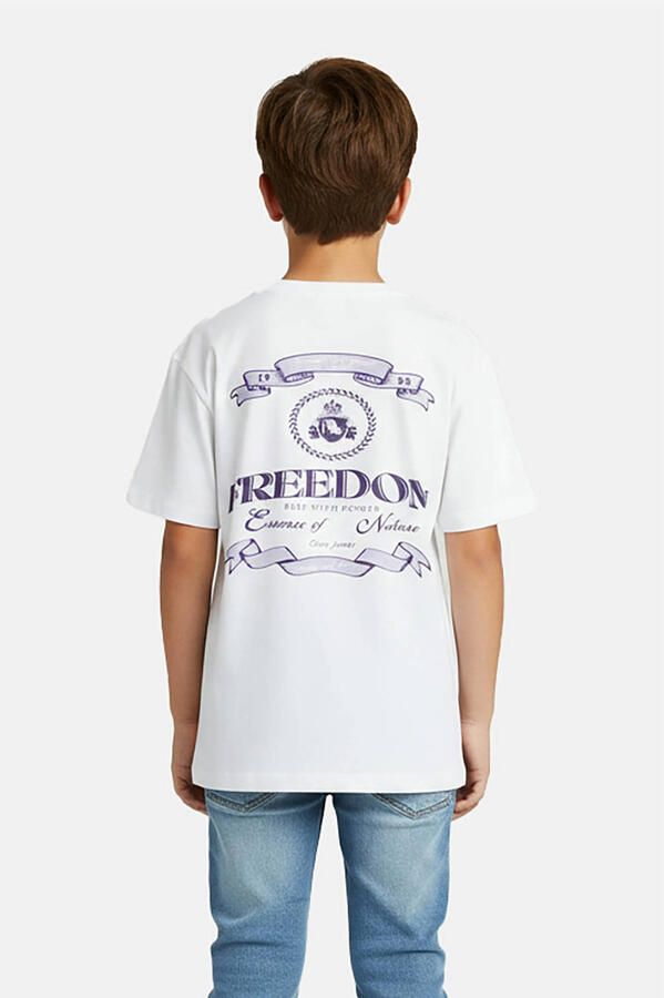 Cars T-shirt met backprint wit - Foto 2