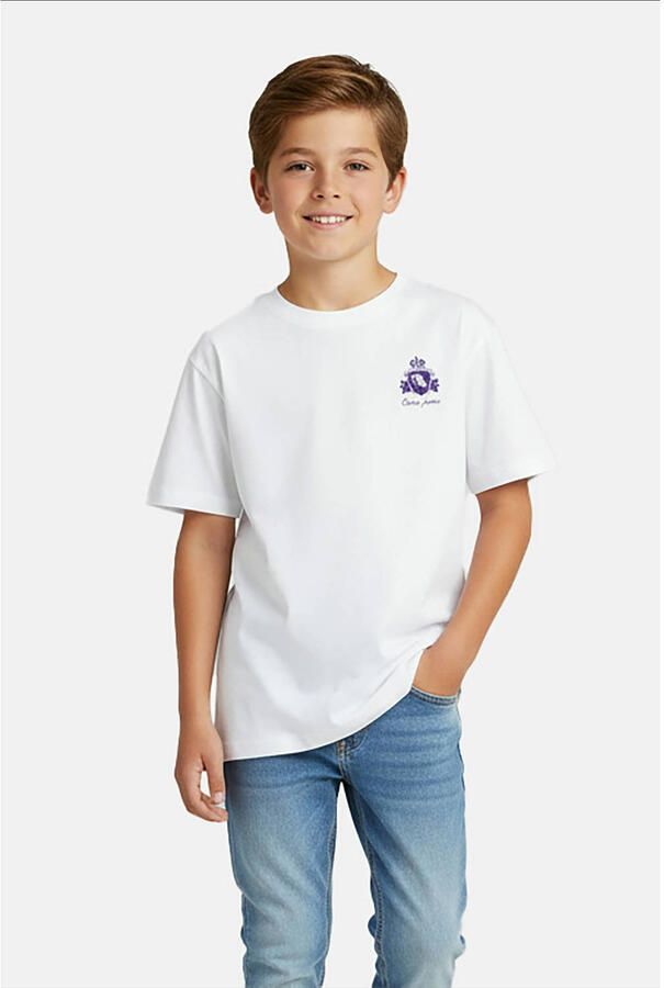 Cars T-shirt met backprint wit
