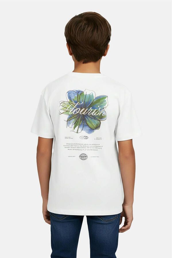 Cars T-shirt met backprint wit - Foto 3