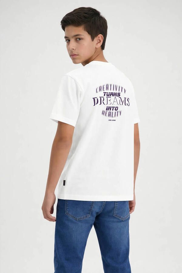 Cars T-shirt met backprint wit - Foto 2