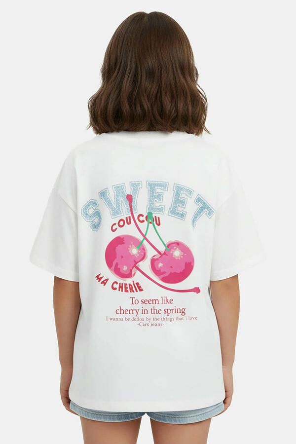 Cars T-shirt met backprint wit - Foto 3
