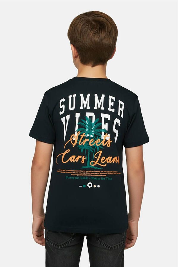 Cars T-shirt met backprint zwart - Foto 3