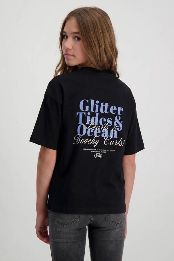 Cars T-shirt met backprint zwart - Foto 3