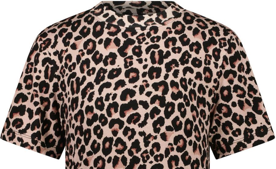 Cars T-shirt met panterprint bruin - Foto 2