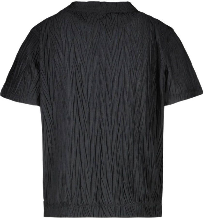Cars top EHTY zwart Meisjes Polyester Ronde hals Effen 116