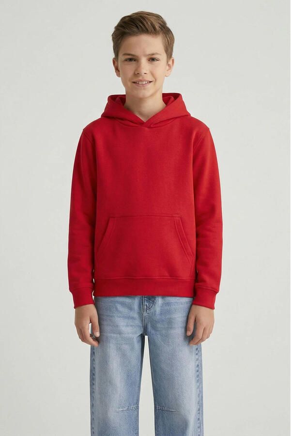 Cars unisex hoodie Kimar rood Sweater Effen 140 | Sweater van - Foto 3