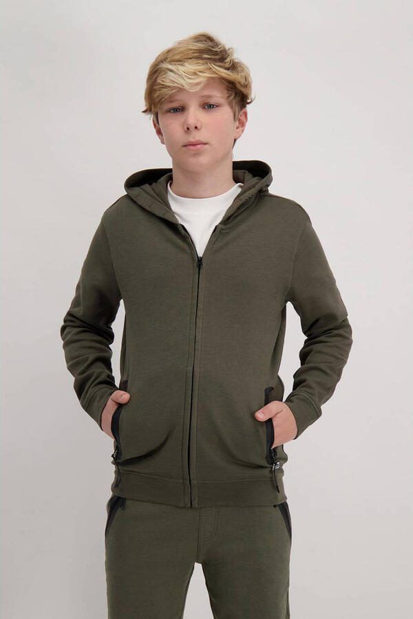 CARS JEANS Cars Jongens Truien & Vesten Kids Iscar Hood Groen - Foto 2