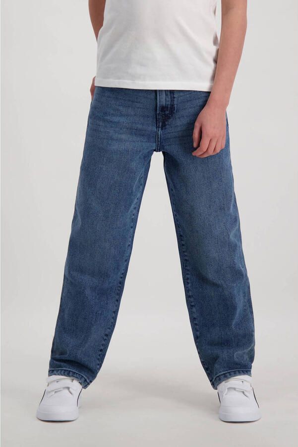 Cars wide leg jeans GARWELL dark used Blauw Jongens Denim Effen 140 - Foto 3