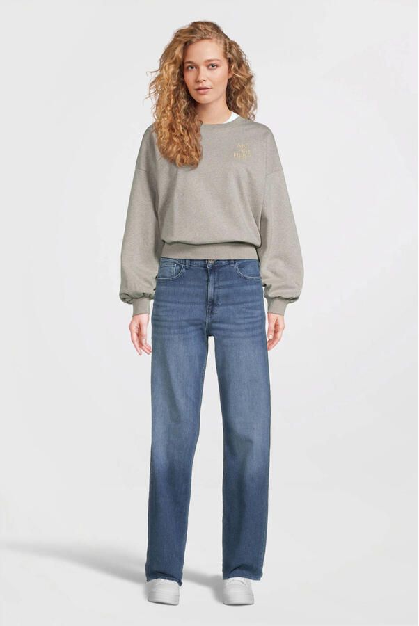 Cars wide leg jeans medium blue denim - Foto 3