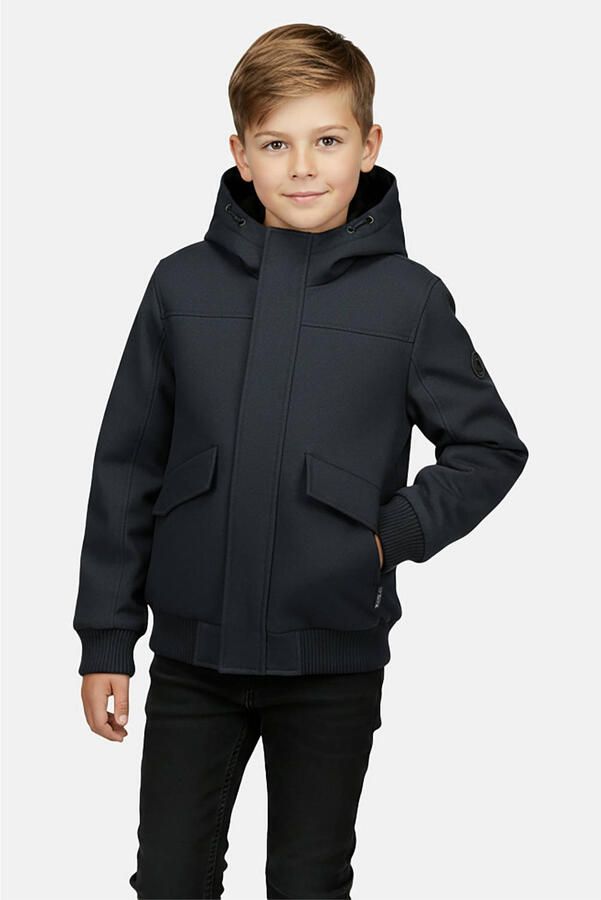 Cars winterjas antraciet Grijs Jongens Polyester Capuchon Effen