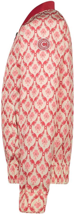 Cars zomerjas IBEN met all over print roze wit Meisjes Nylon Opstaande kraag 116
