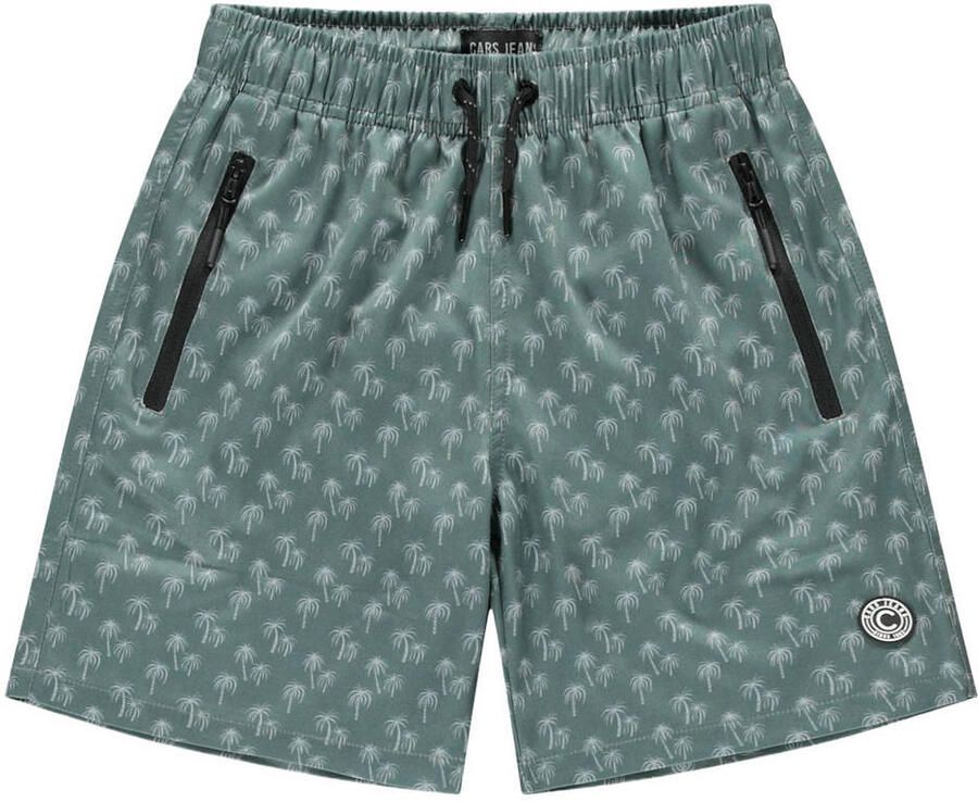 Cars zwemshort met all over print groen