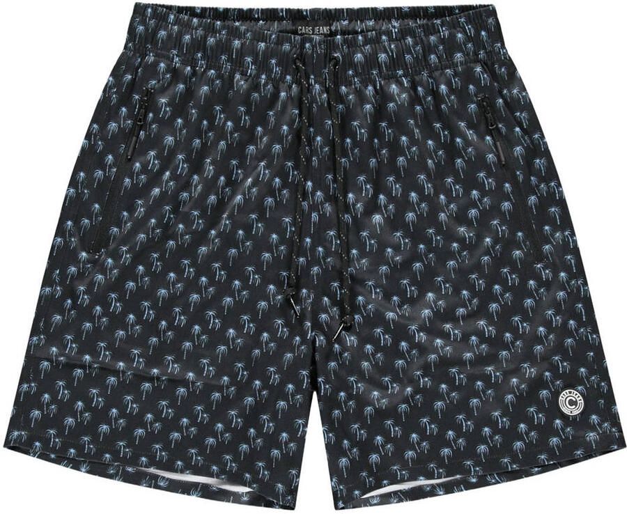 Cars zwemshort met all over print zwart