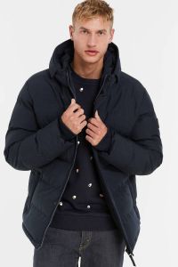 Cars gewatteerde winterjas BORZE navy